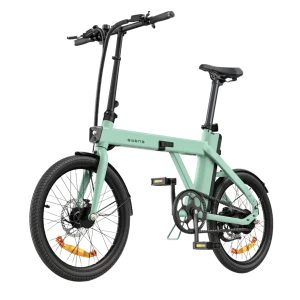 Electric Bicycle Engwe P20 – Green – Left Side
