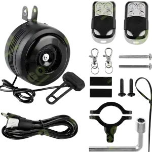 Alarm and bell with remote control