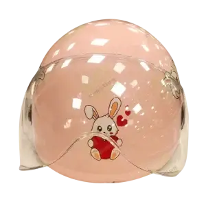 Childrens helmet with protector