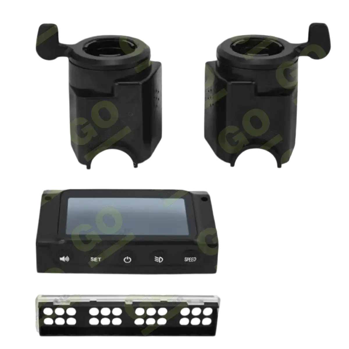 Display, cover and accelerator for Kugoo S1, S3 scooter - set