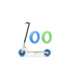 Fluorescent tire 8.5x2 inch for Xiaomi scooter - green