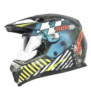Helmet with mica off-road