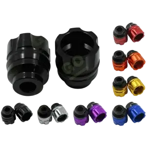 Aluminum crash plugs