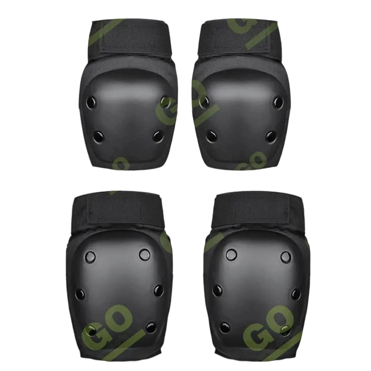 Knee pads and elbow pads set