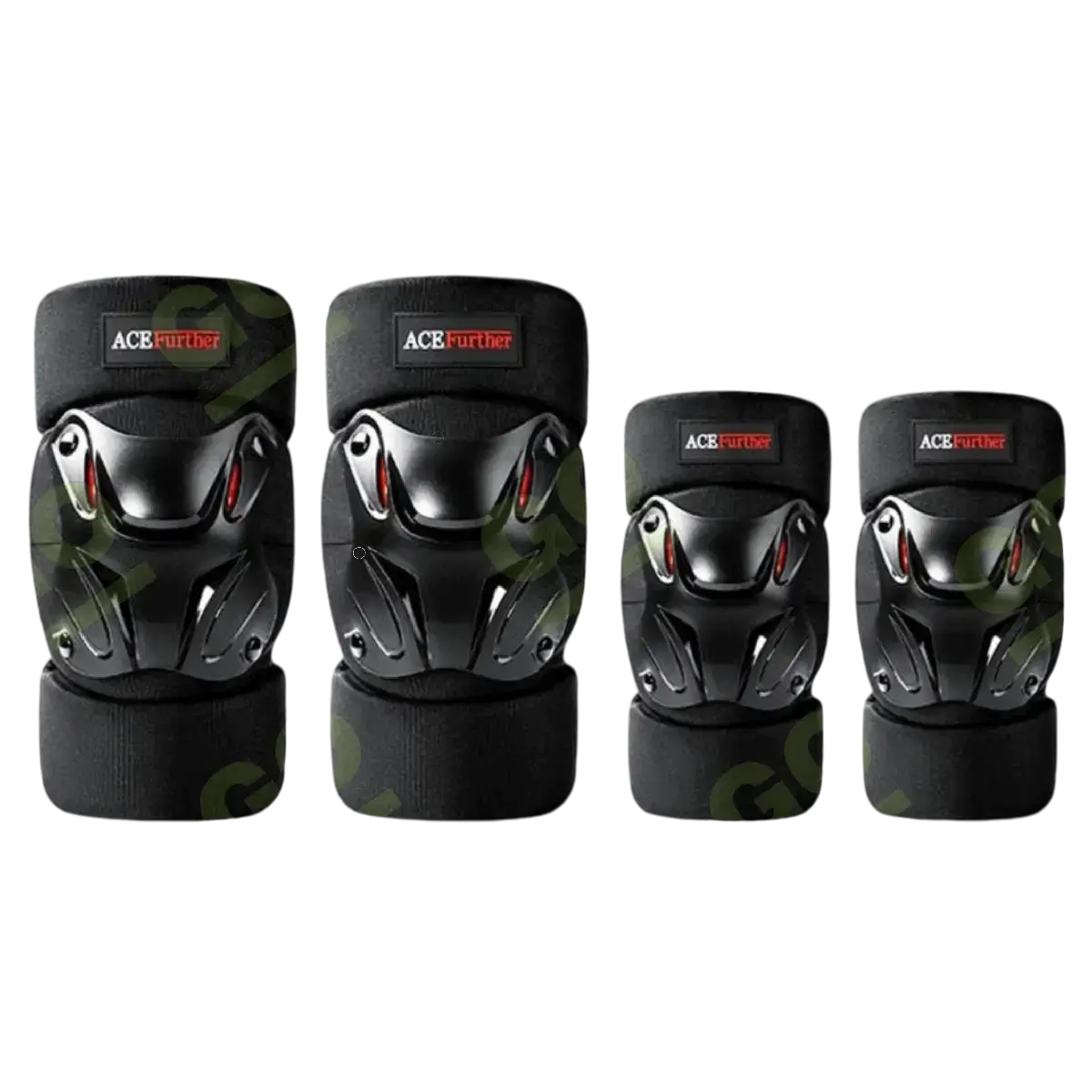 Knee pads with elbow pads
