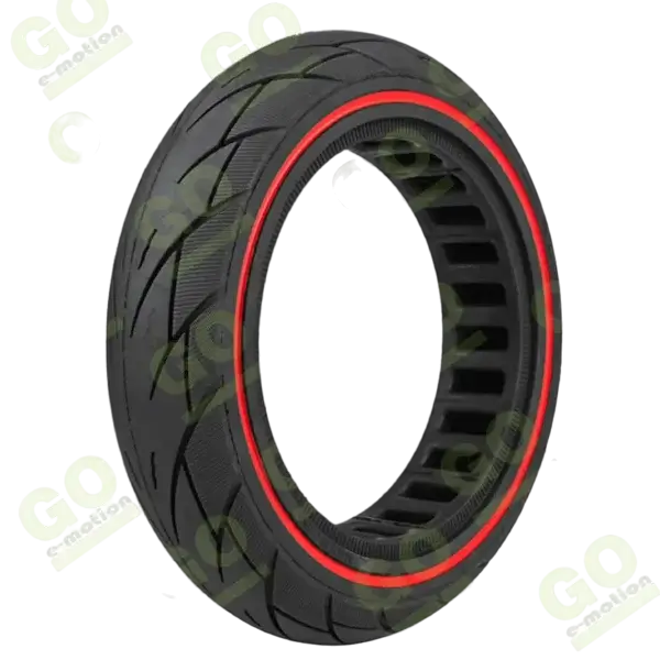 Solid tire 10x2.125 with red ring for Xiaomi scooter