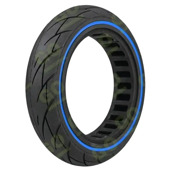 Solid tire 10x2.125 with blue ring for Xiaomi scooter