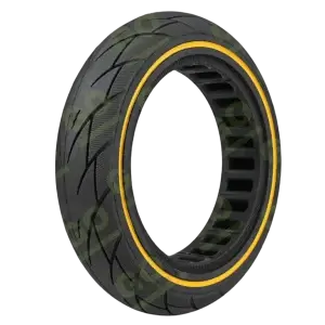 Solid tire 10x2.125 with yellow ring for Xiaomi scooter