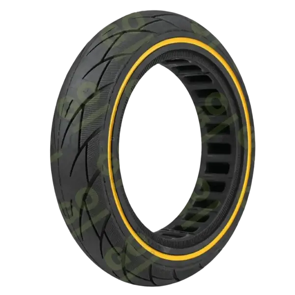 Solid tire 10x2.125 with yellow ring for Xiaomi scooter