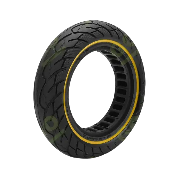 Solid tire 10x2.5 inch Honeycomb with yellow ring for Ninebot scooters