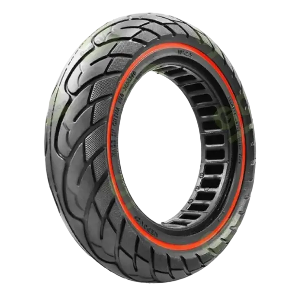 Solid tire 10x2.5 for Kugoo M4/M4 Pro red ring