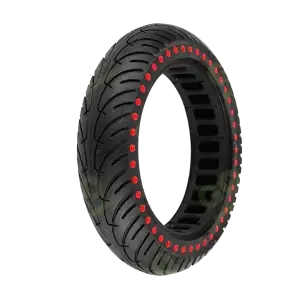 Solid tire 8.5x2 inches with red dots for Xiaomi scooters