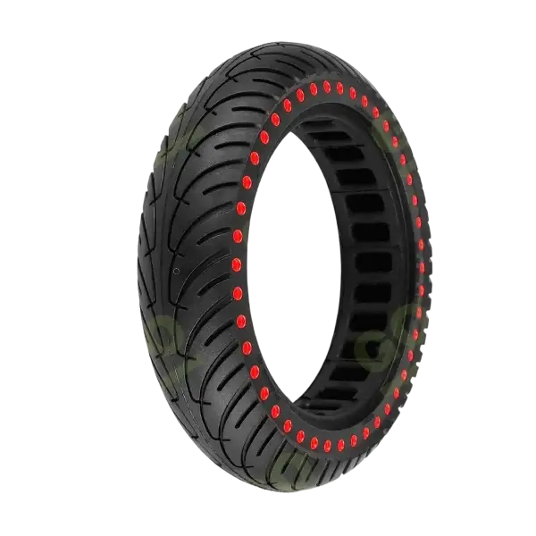 Solid tire 8.5x2 inches with red dots for Xiaomi scooters