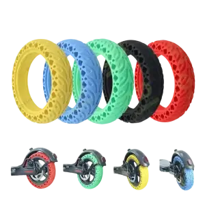 Solid tire 8.5x2 inch for Xiaomi electric scooter - various colors