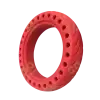 Solid tire 8.5x2 inch Honeycomb for Xiaomi scooter - red
