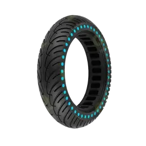 Solid tire 8.5x2 inches with blue dots for Xiaomi scooters