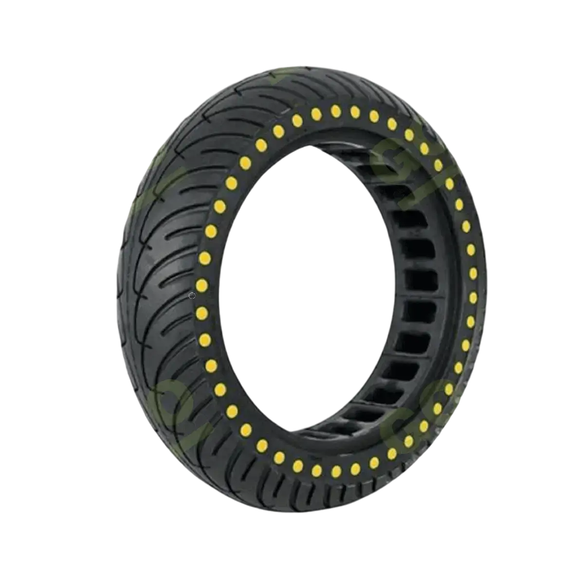 Solid tire 8.5x2 inches with yellow dots for Xiaomi scooters