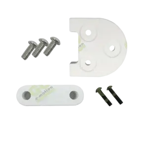 Kickstand Riser and Rear Fender - White for Xiaomi M365, PRO