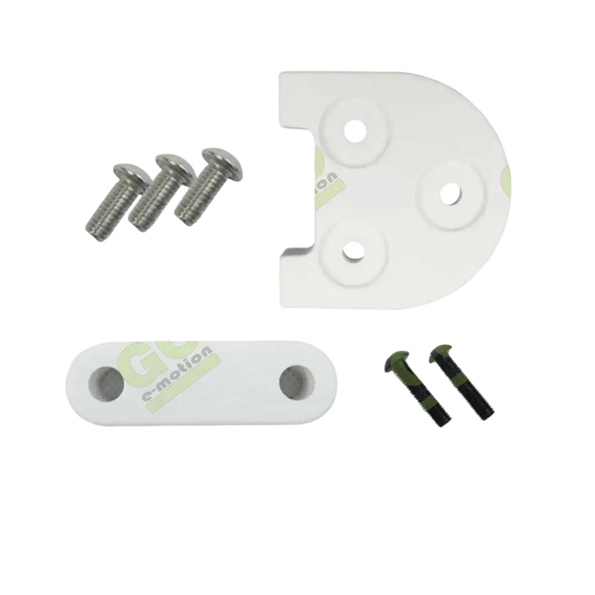 Kickstand Riser and Rear Fender - White for Xiaomi M365, PRO