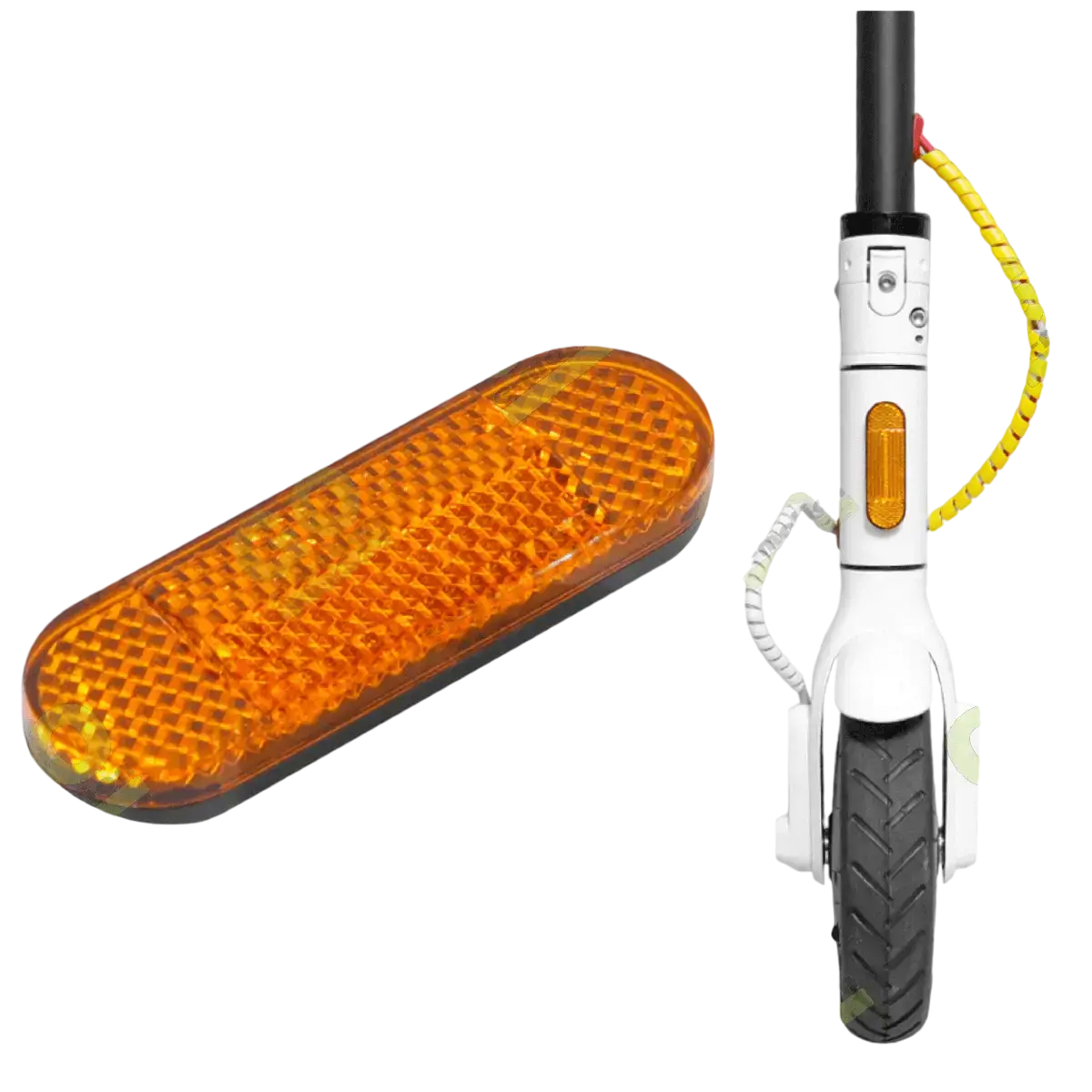 Front reflective cap for Xiaomi PRO2, 1S, MI 3 scooter