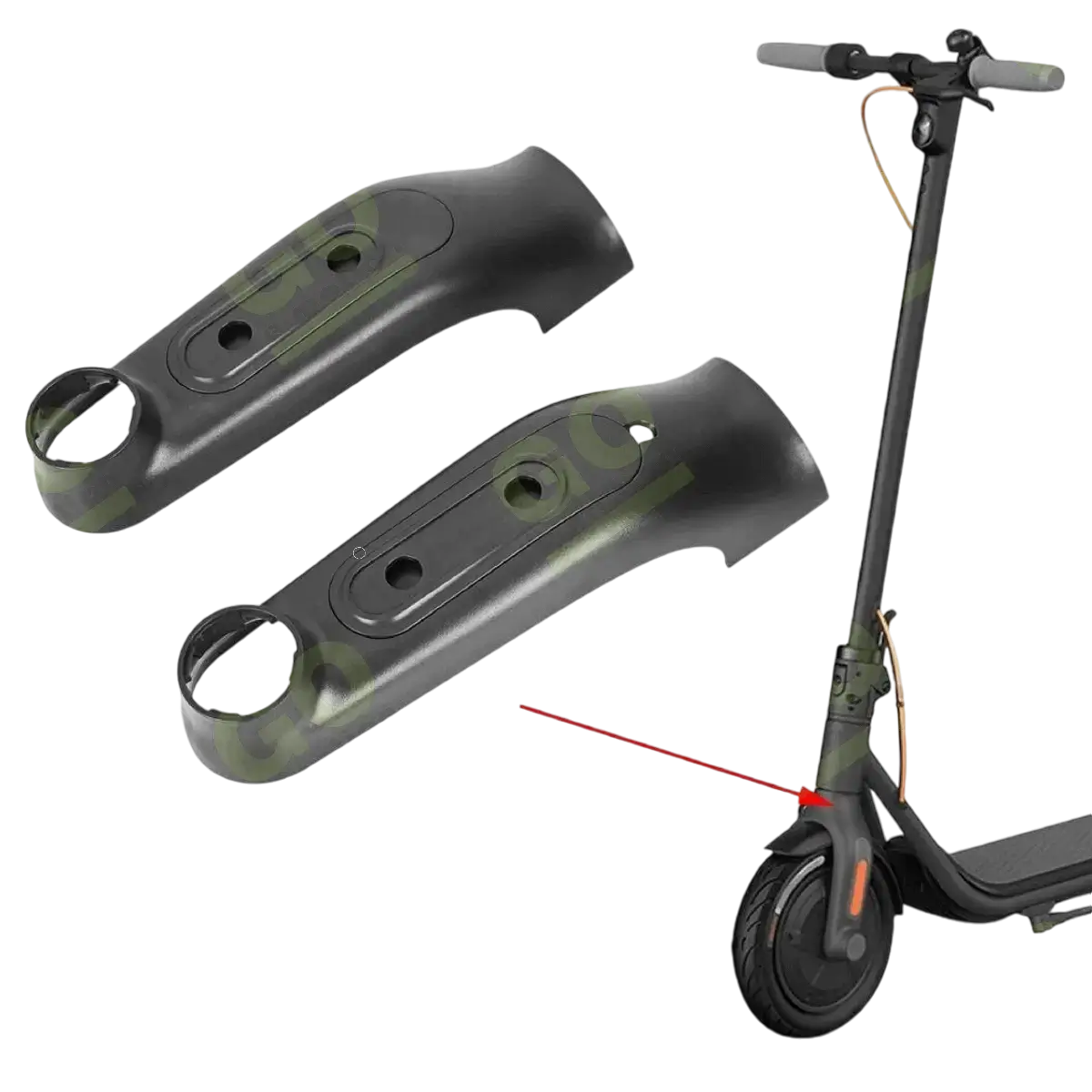 Front fork protective caps for Ninebot F30