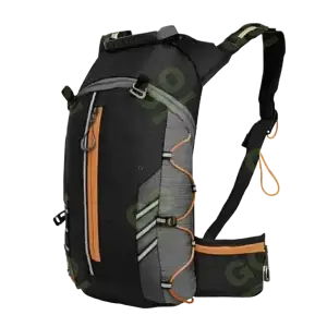 Backpack with reflective strips