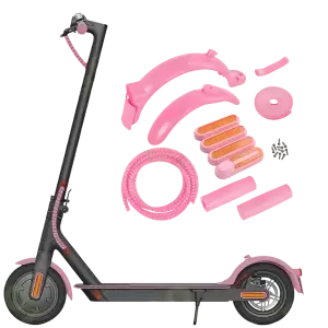 A set of mudguards, caps and silicone protectors for Xiaomi