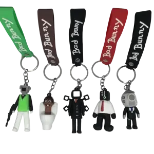 Silicone key ring