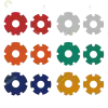 Xiaomi Engine Cover Stickers - Colorful