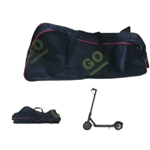 Transport bag with wheels for scooter