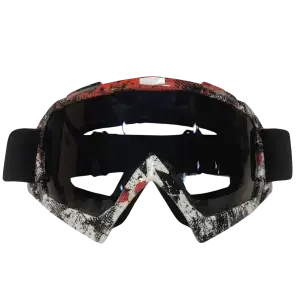 Colored motocross goggles