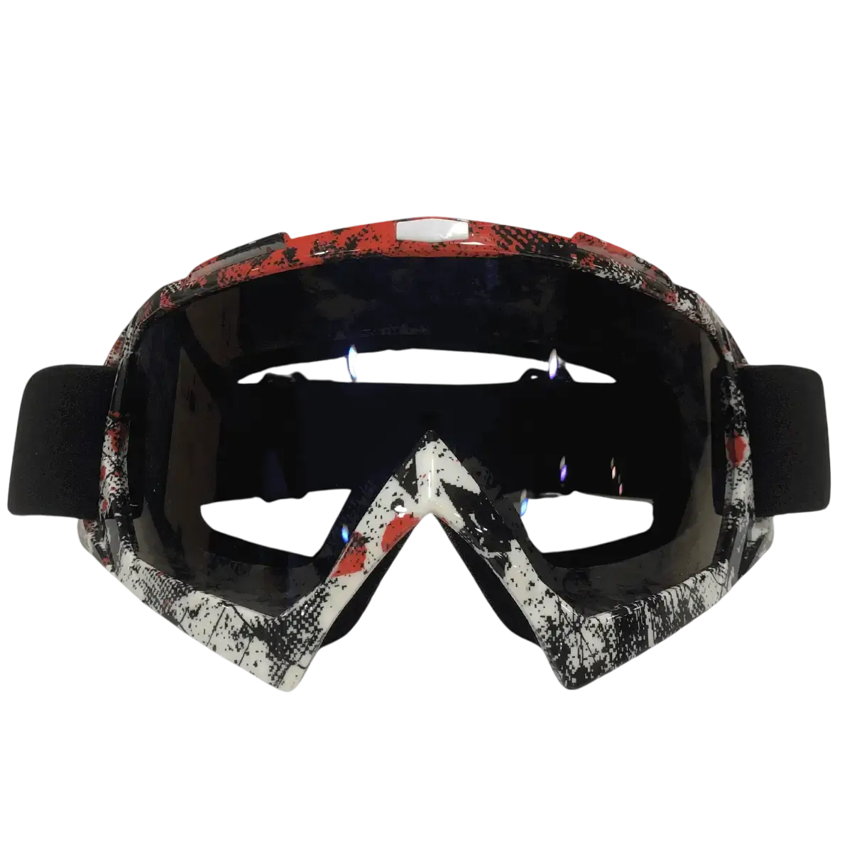 Colored motocross goggles