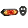 Rear light with indicators and remote control