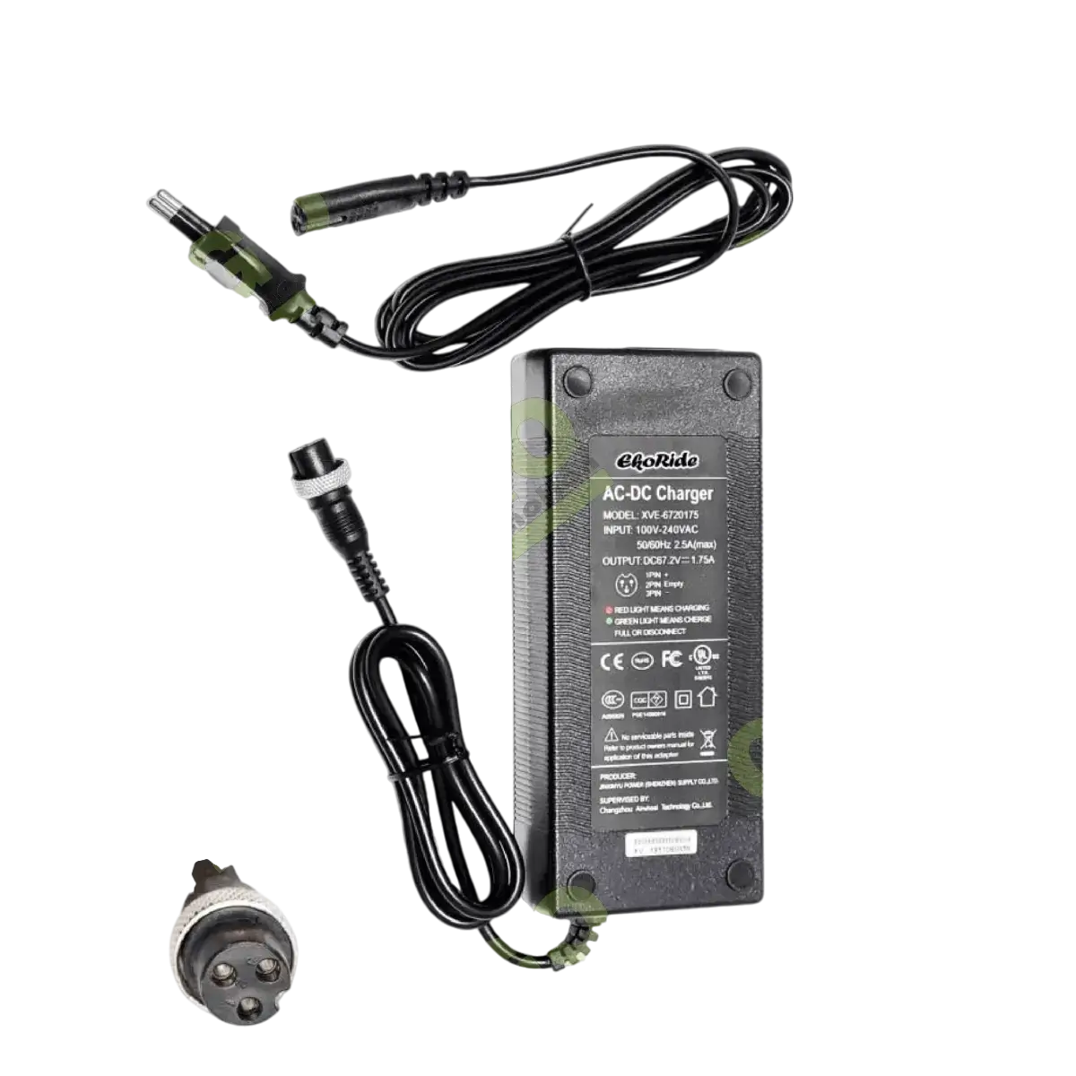 Charger 67.2V 2A for VSETT 10+ scooter