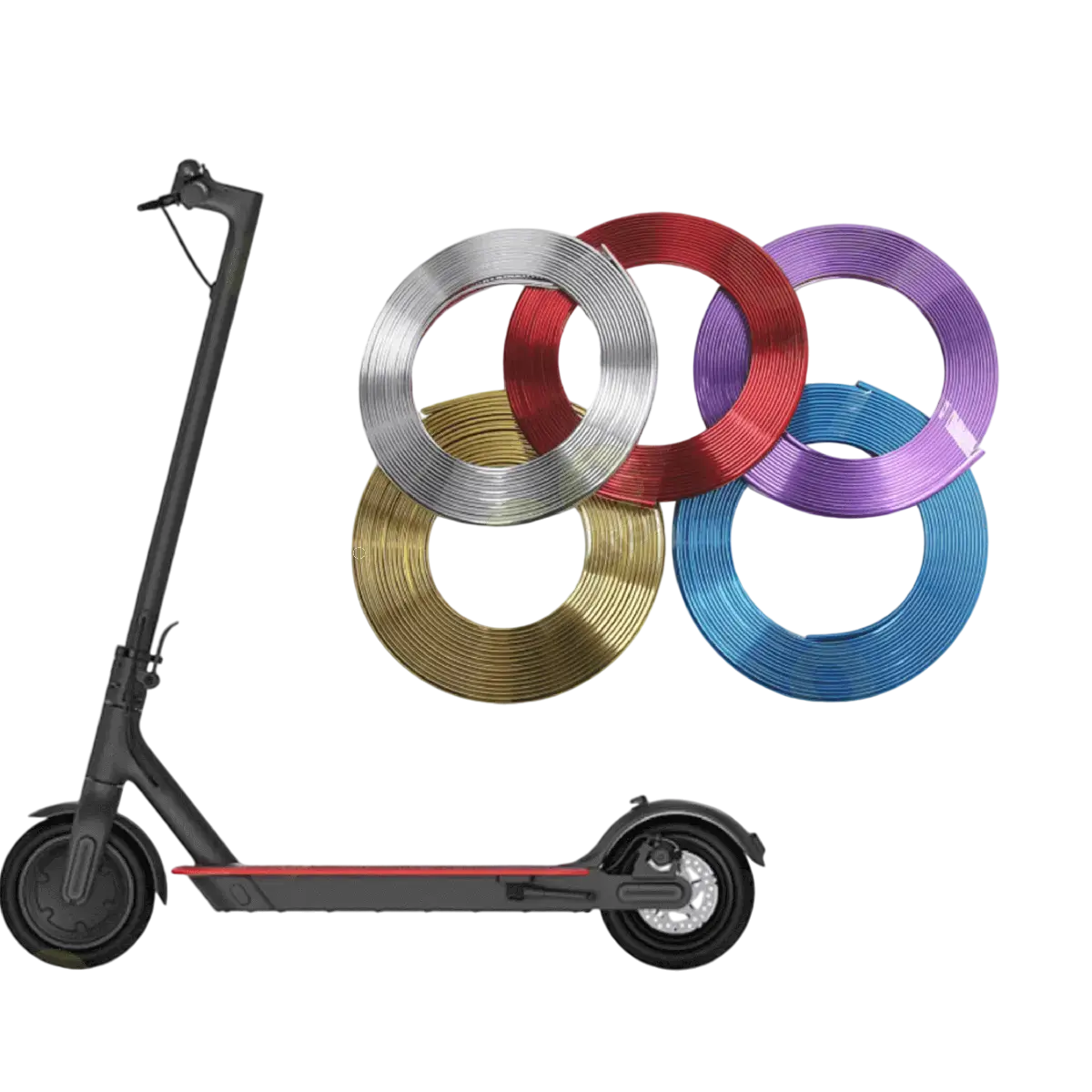 Protective tape for scooter bumper/4m/glossy