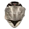 Closed helmet with motorcycle helmet