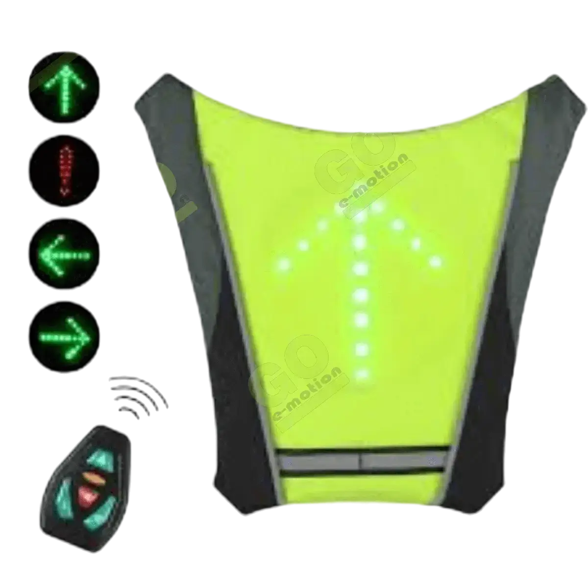 Vest with LED blinkers