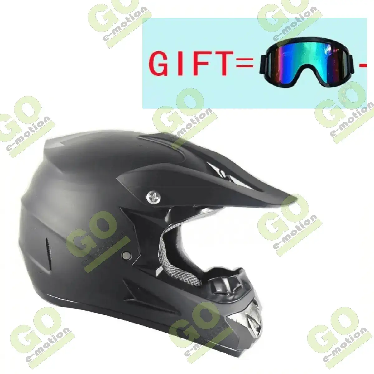 Off Road Helmet with Goggles - Gallery 1
