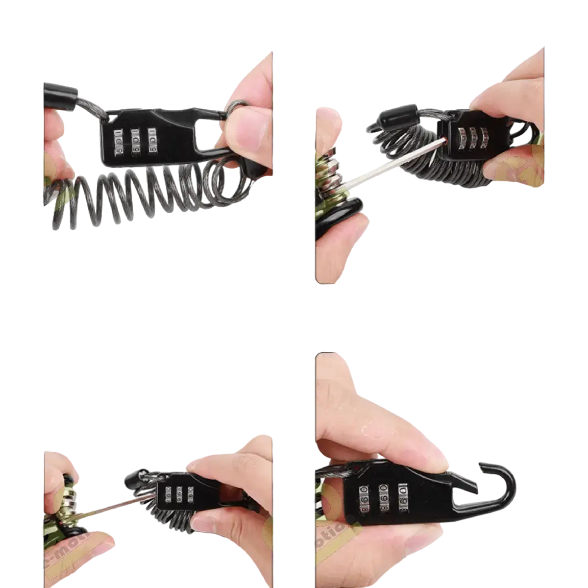 Padlock 3 digit code 23x1500 mm - Gallery 1