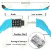 Padlock 4 digital code 18m - Gallery 4