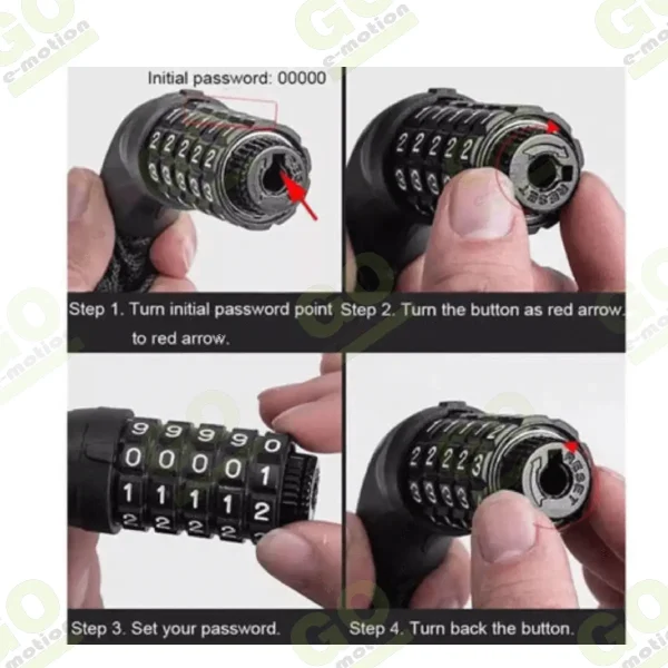 Padlock with code 1m - Gallery 1