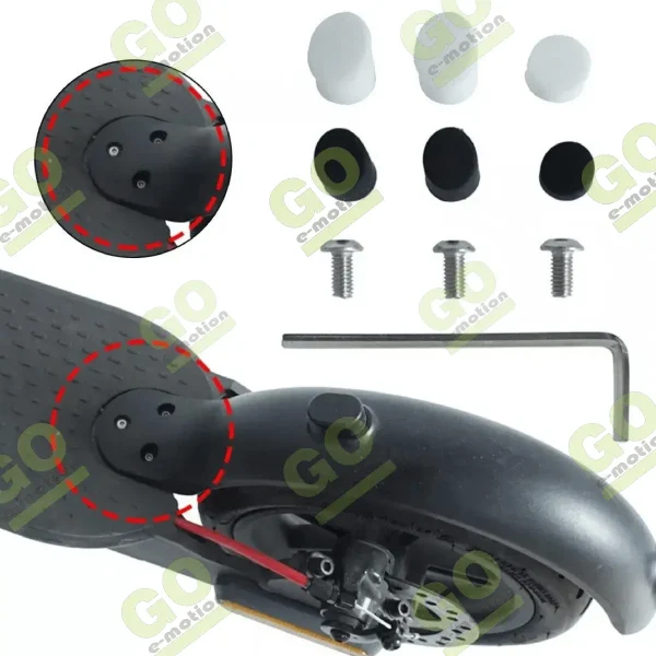 Xiaomi M365 Pro1s Back Fender Screw Rubber Caps Set - Gallery 1