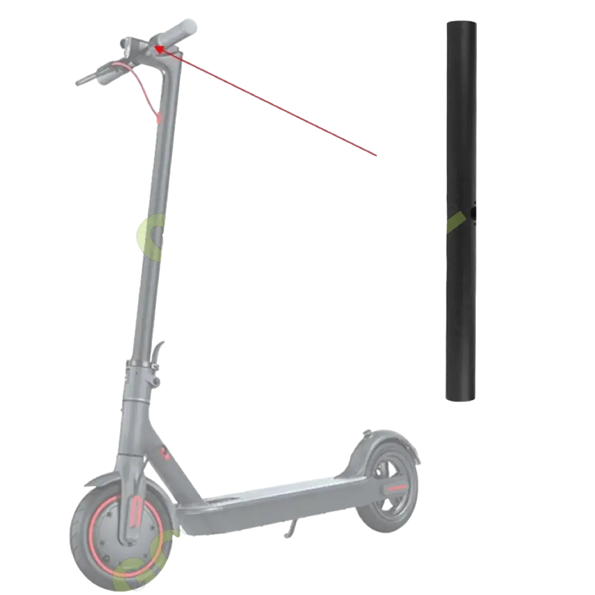 Steering tube for Xiaomi scooter - Gallery 1