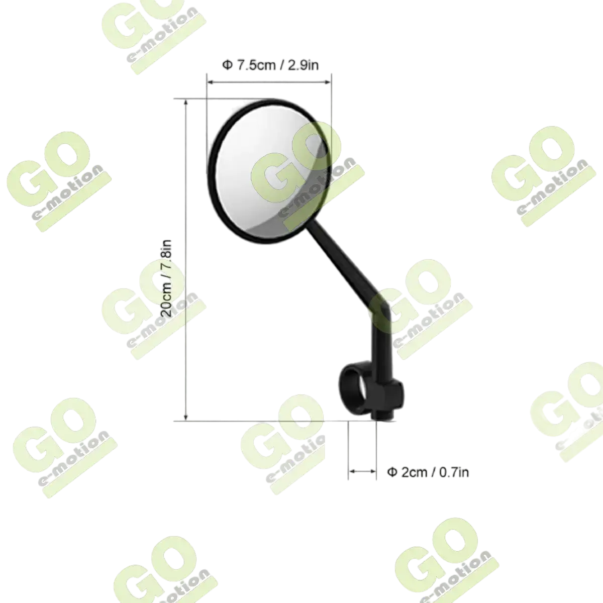 Rear view mirror 1 piece - Gallery 1