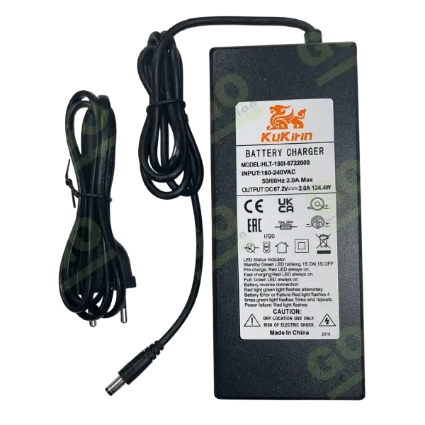 Original charger for Kukirin G4 scooter - Gallery 2
