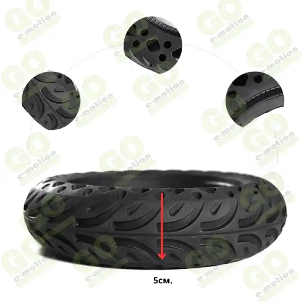 10x2 Inch YZS Solid Tire - Gallery 1