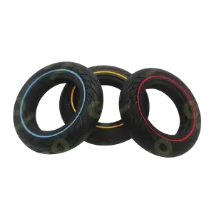 10x2.5 Inch Honeycomb Solid Tire with Red Ring for Ninebot Scooters - Gallery 4