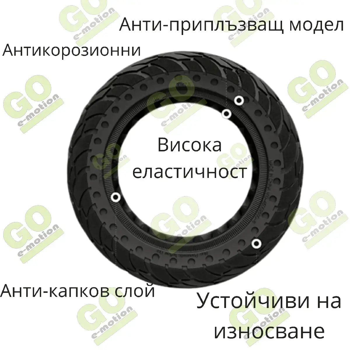Ninebot Max G30 Scooter Solid Tire 10x2.5 Inch - Gallery 2