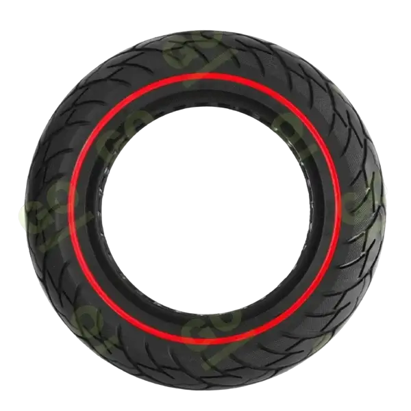 Kugoo M4/M4 Pro Solid Tire 10x2.5 Inch with Red Ring - Gallery 2