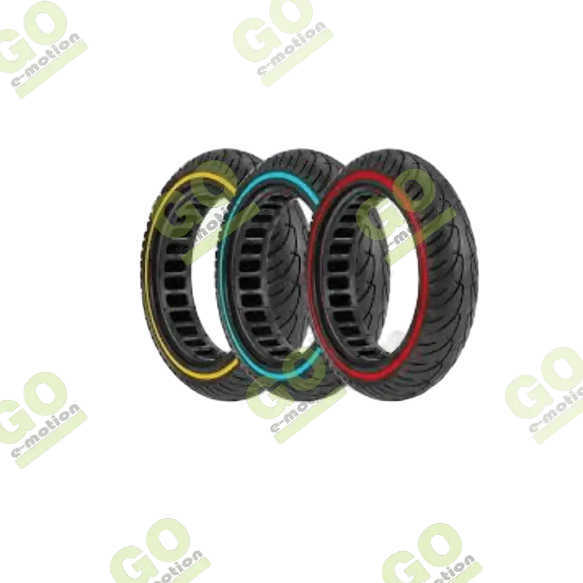 Solid tire 8.5x2 inch with red ring for Xiaomi scooters - Gallery 2